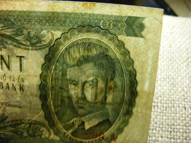 10 forintos bankjegy, 1962, ritka, vízjeles