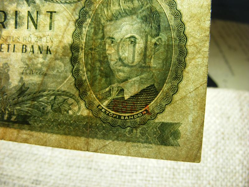 10 forintos bankjegy, 1960, ritka, vízjeles