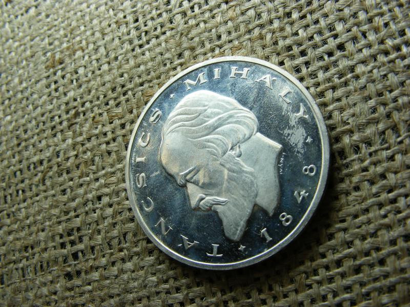 Ezüst 20 forint, 1948, Táncsics, Artex tükörveret