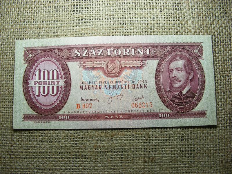 100 forintos bankjegy, 1949, UNC