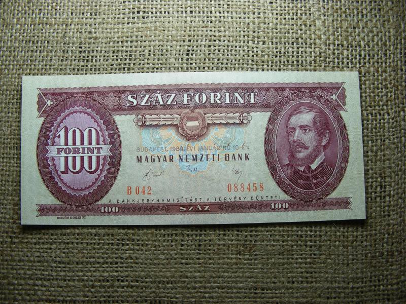 100 forintos bankjegy, 1989, UNC