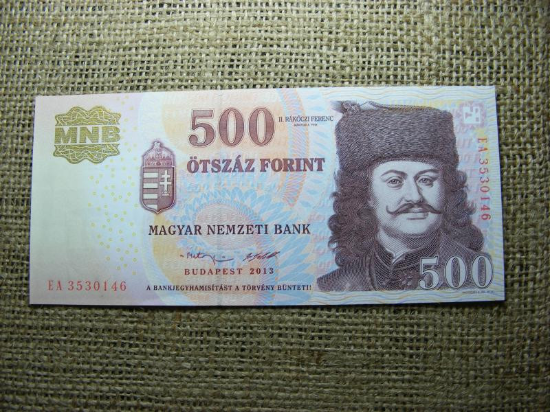 500 forintos bankjegy, 2013, EA hajtatlan