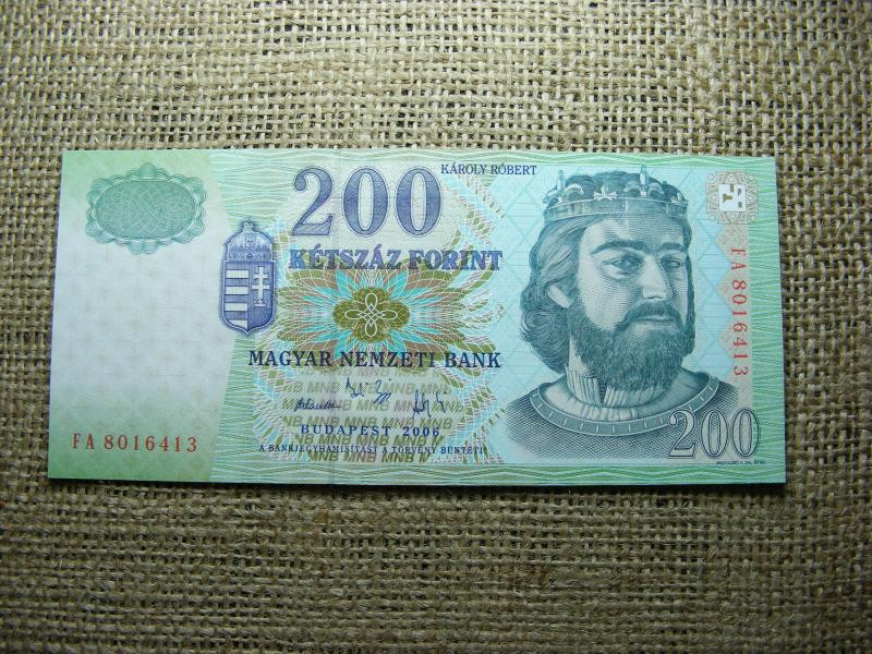 200 forintos bankjegy, 2006, FA, UNC