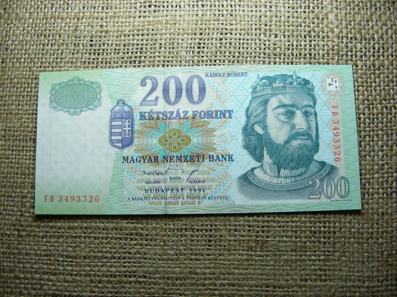 200 forintos bankjegy, 1998, FD, UNC