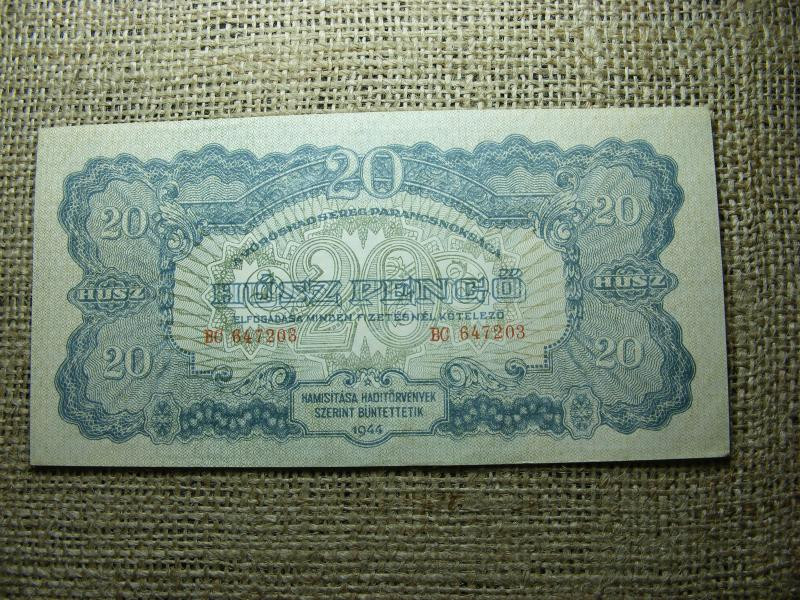 20 pengő, 1944, Vörös Hadsereg