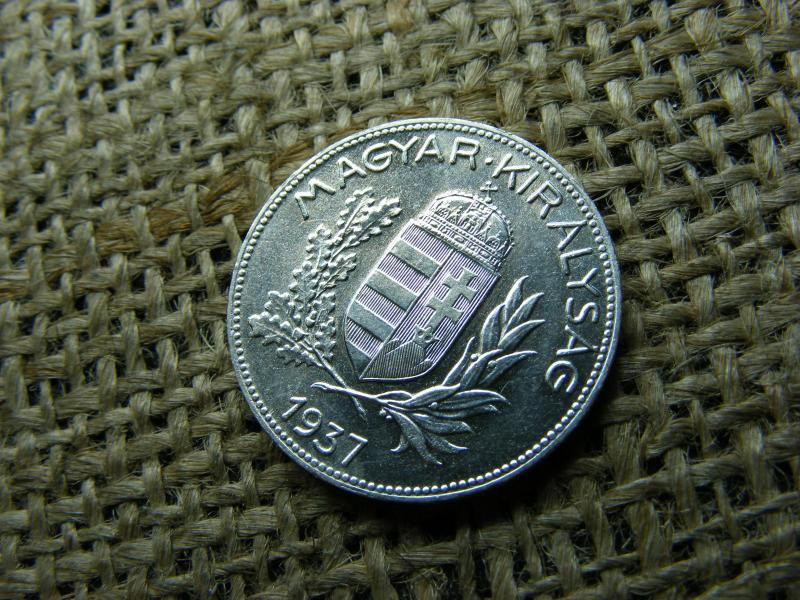 Ezüst 1 pengő, 1937, extra