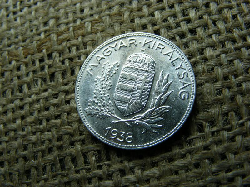 Ezüst 1 pengő, 1938, extra