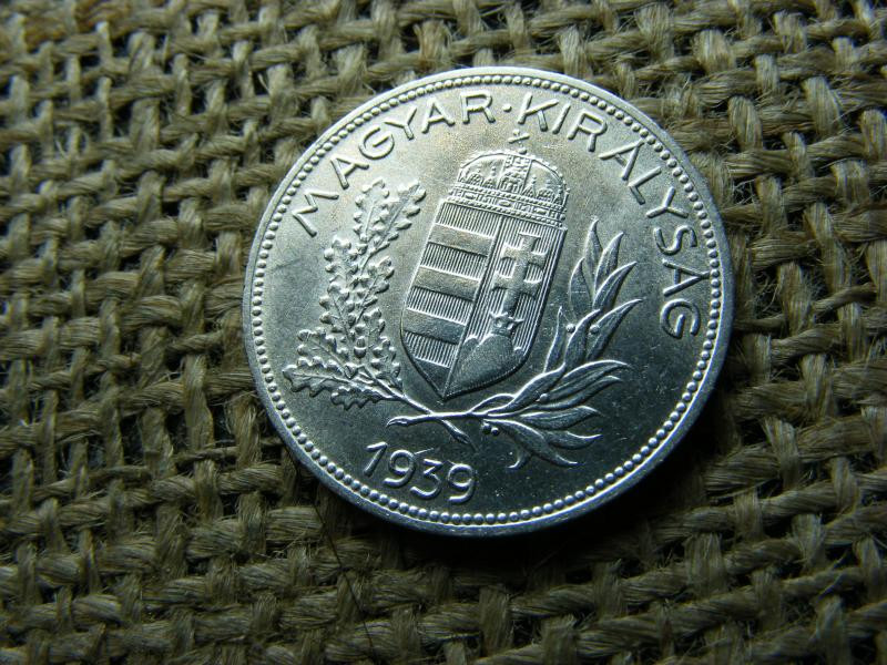 Ezüst 1 pengő, 1939, extra