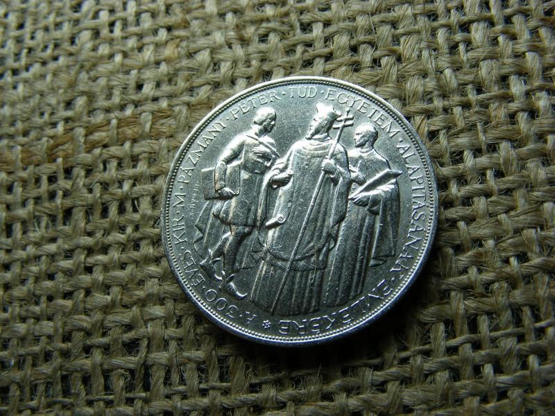 Ezüst 2 pengő, 1935, Pázmány