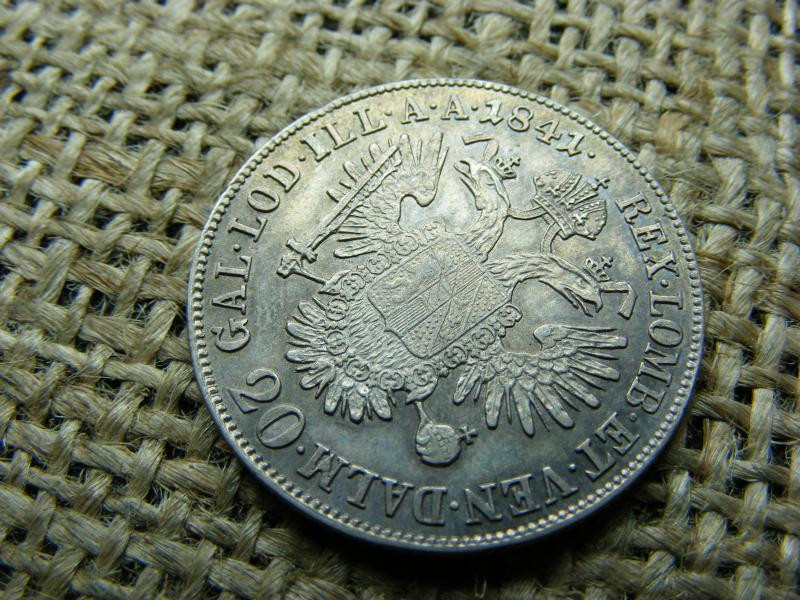 Ezüst 20 krajcár, 1841, Habsburg