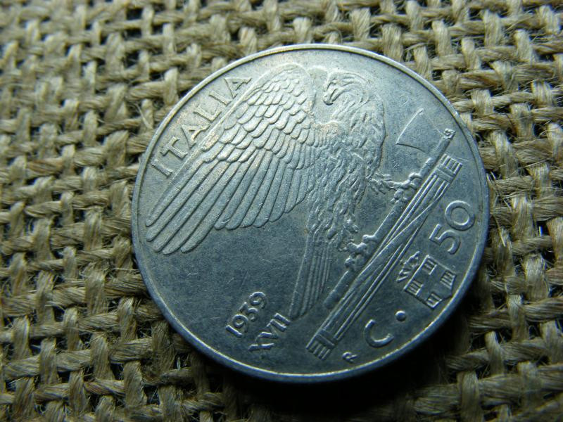 Olaszország 50 Centesimi, 1939, Victor Emmanuel