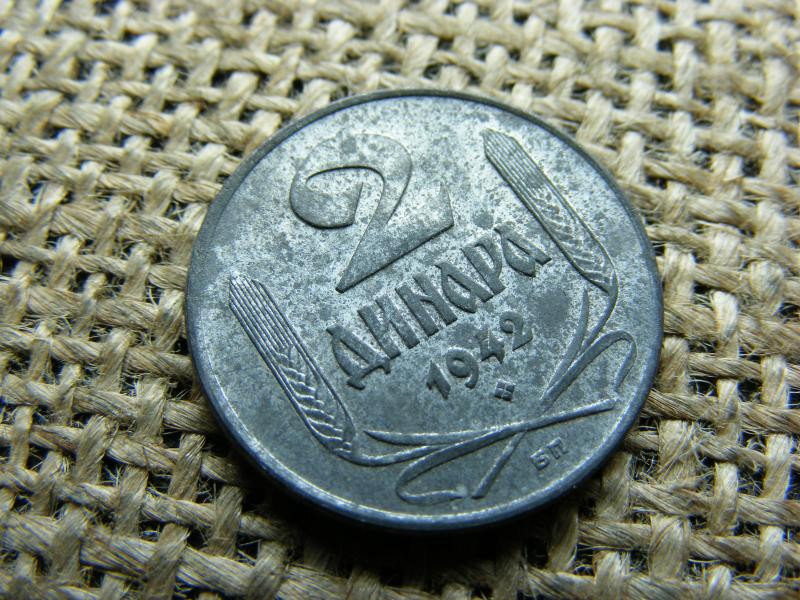 Szerbia 2 dinár, 1942, dinara