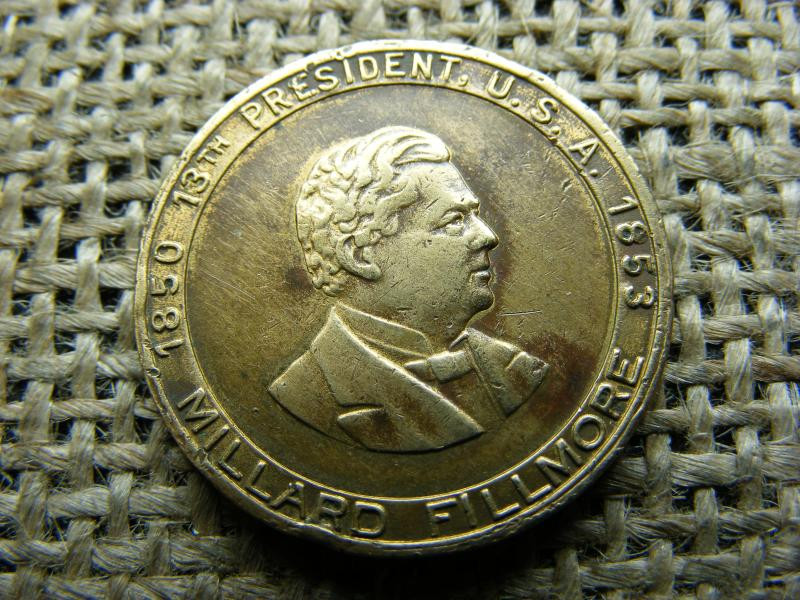 Millard Fillmore Érme, 1850-1853, 13. USA Elnök, Ritka Típus