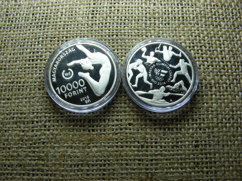 Ezüst 10 000 forint, 2016, Riói Olimpia