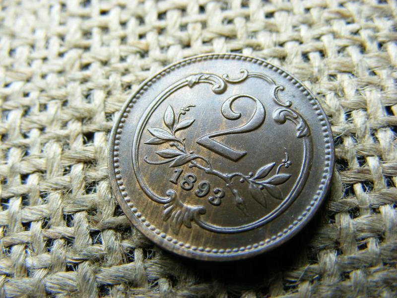 2 Heller, 1893, Korona-pénzrendszer