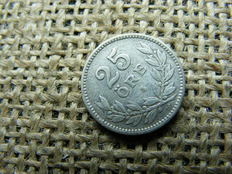Svédország, 25 öre, 1910, ezüst