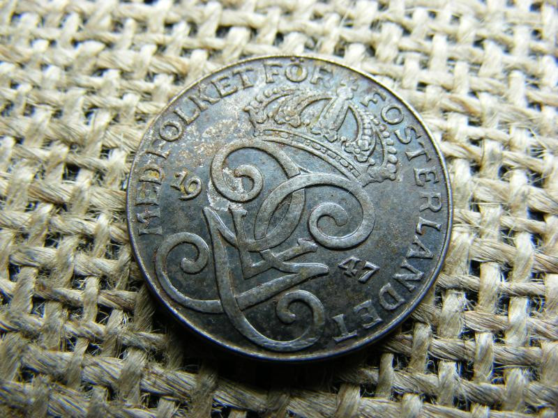 Svédország, 2 öre, 1947