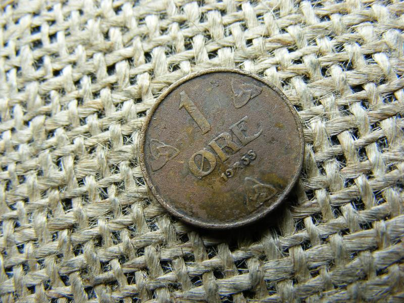 Norvégia, 1 öre, 1935