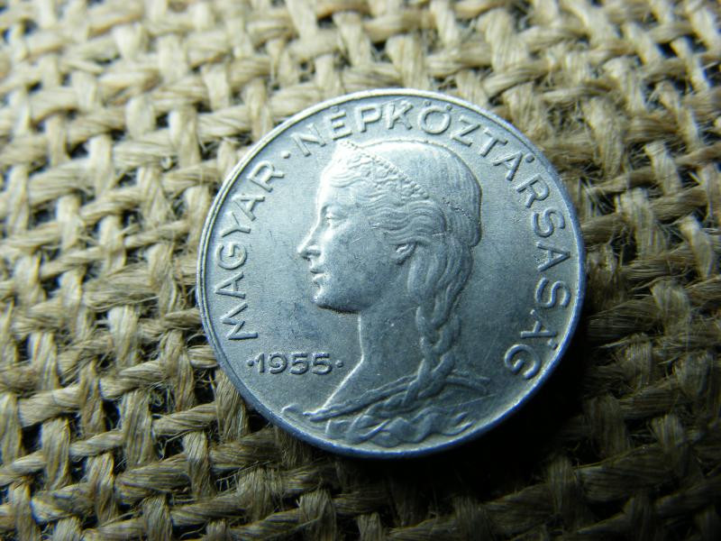 5 fillér, 1955, magyar érme