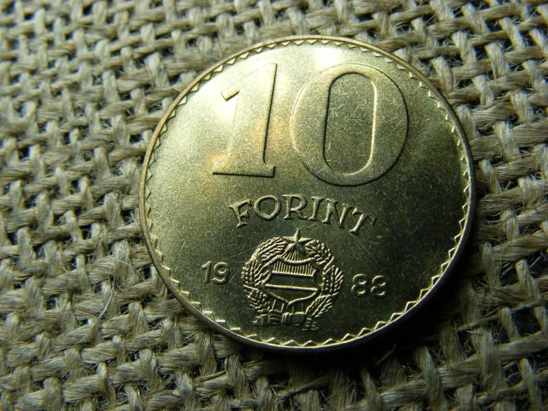 10 forintos érme, 1988