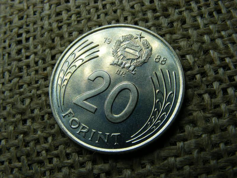 20 Forintos Érme, 1988