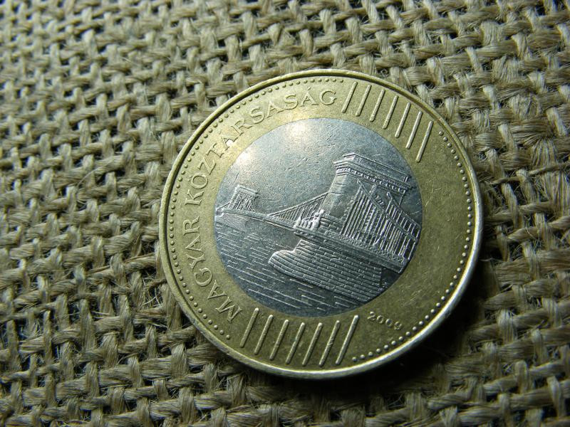 200 forintos érme, 2009, ritkább hosszú vonalas
