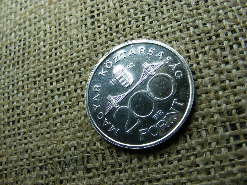 Ezüst 200 forint, 1992, BU