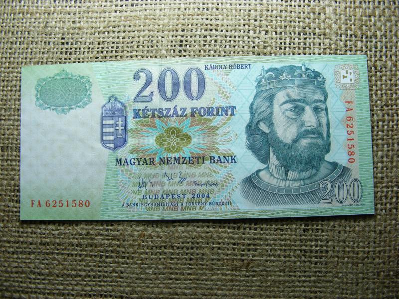 200 forintos bankjegy, 2004, FA