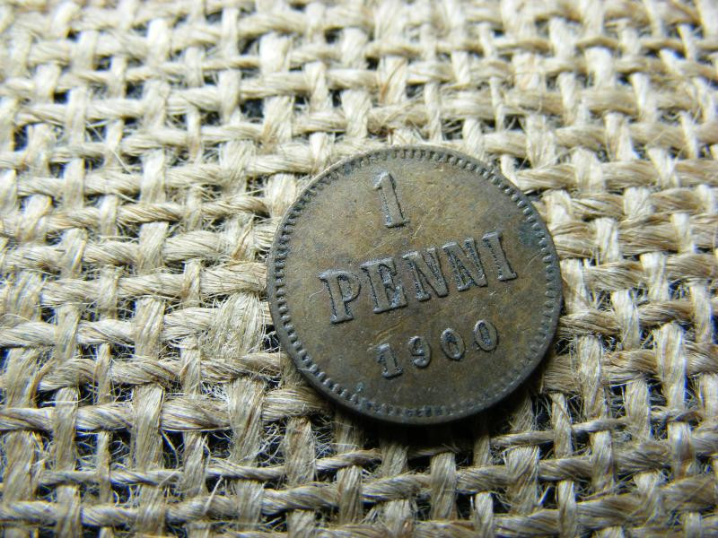 Finnország 1 penni, 1900