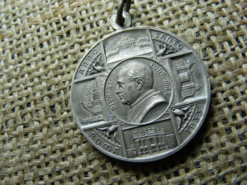 Anno Santo Római Érem, 1933, Pio XI, ezüst