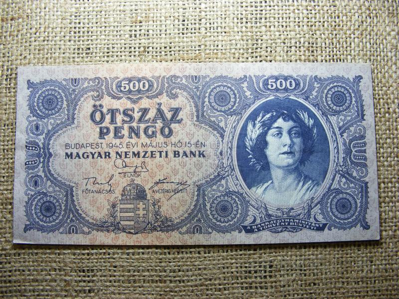 500 pengő, 1945, Magyarország