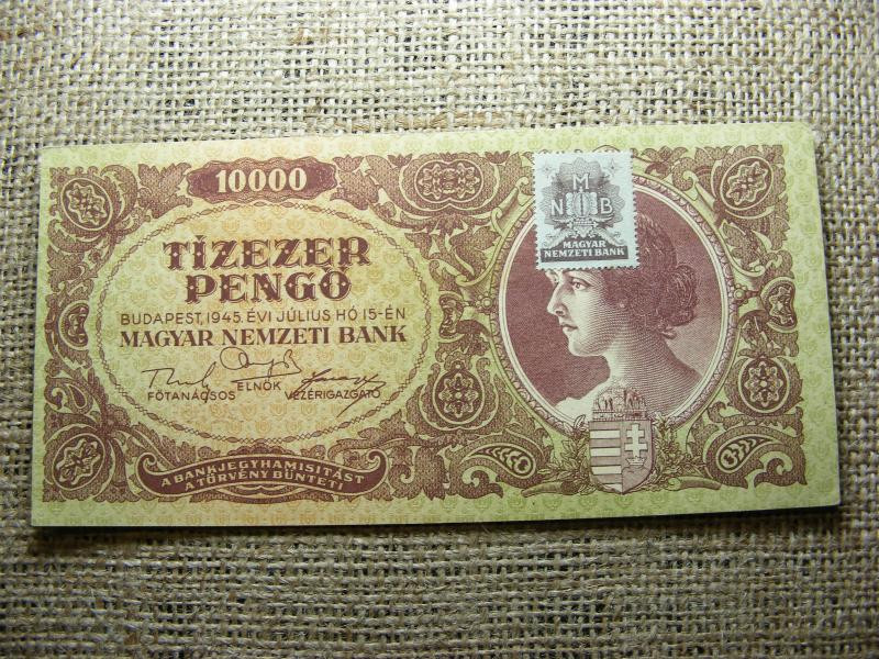 10000 pengő, 1945, Magyarország