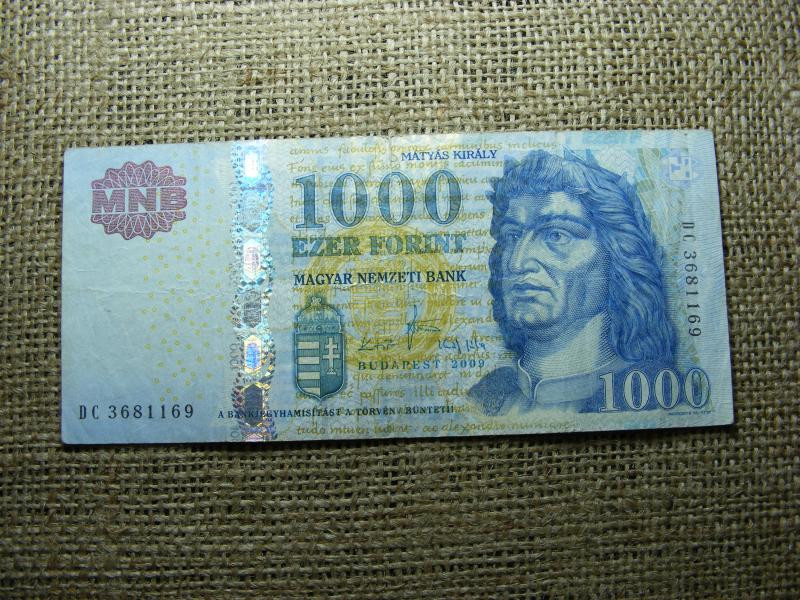 1000 forintos bankjegy, 2009, DC sorozat