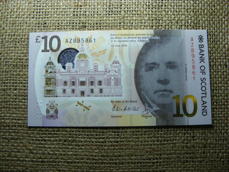 Skócia 10 fontos bankjegy, 2016, UNC (A2)