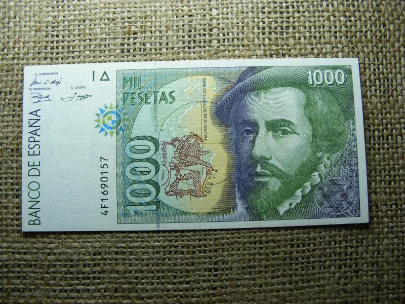 Spanyolország 1000 pezeta, 1992, EF állapot