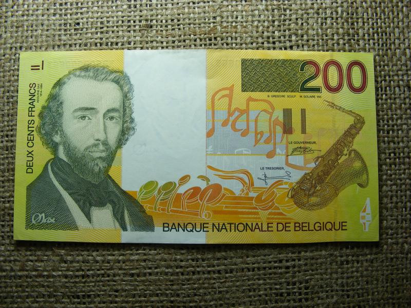 Belgium 200 frank bankjegy, 1995, aUNC