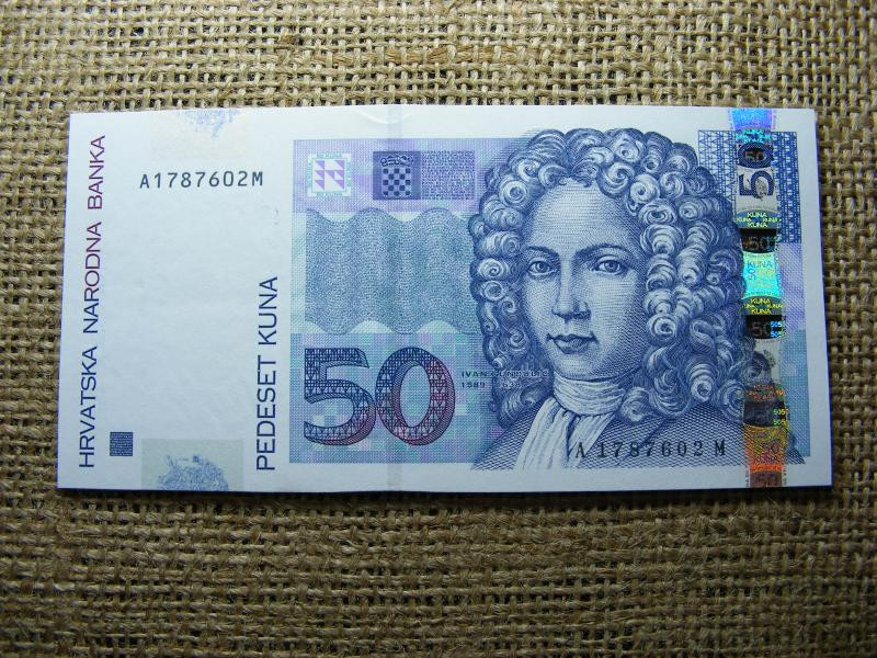Horvátország 50 kuna, 2002, UNC, (A2)