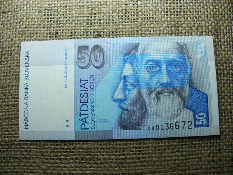 Szlovákia 50 korona, 1995, EF állapot