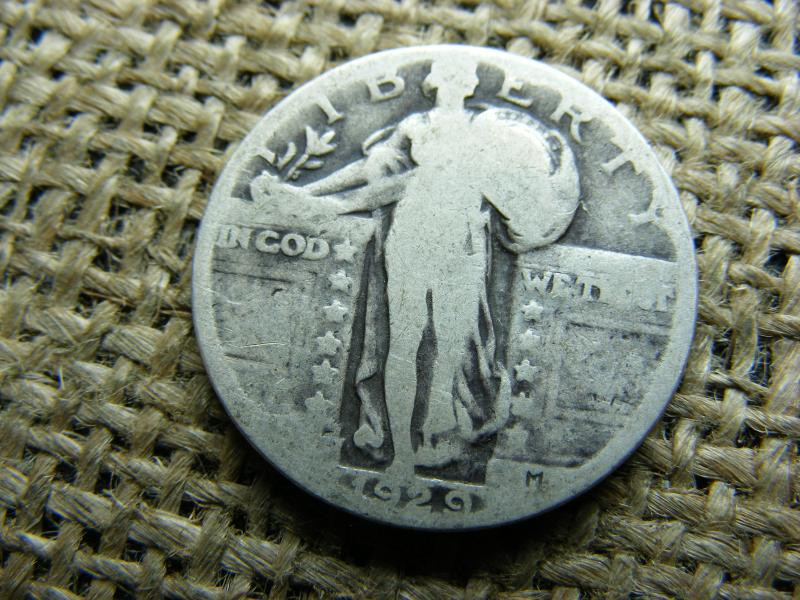 USA 1/4 dollár, 1929-D, ezüst
