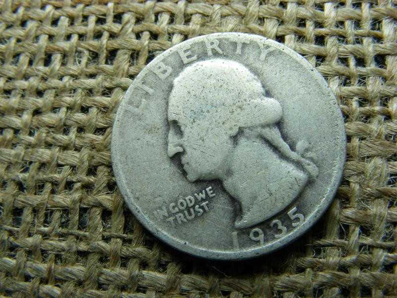 USA 1/4 dollár, 1935 D, quarter dollar