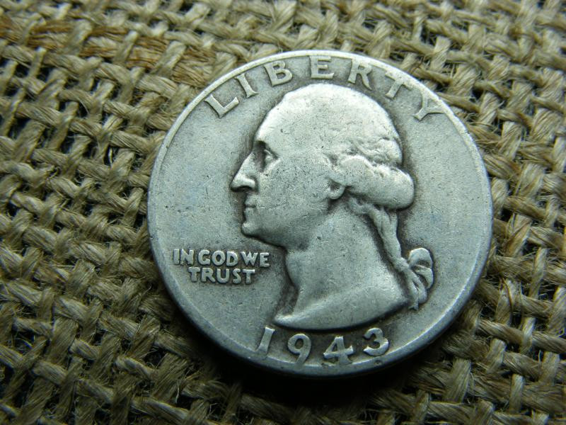 USA 1/4 dollár, 1943, ezüst quarter dollar