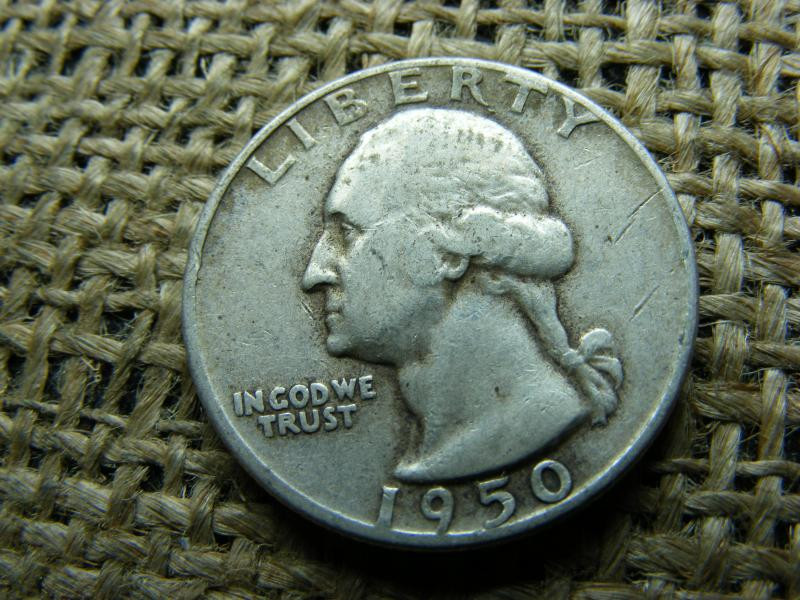 USA 1/4 dollár, 1950, ezüst