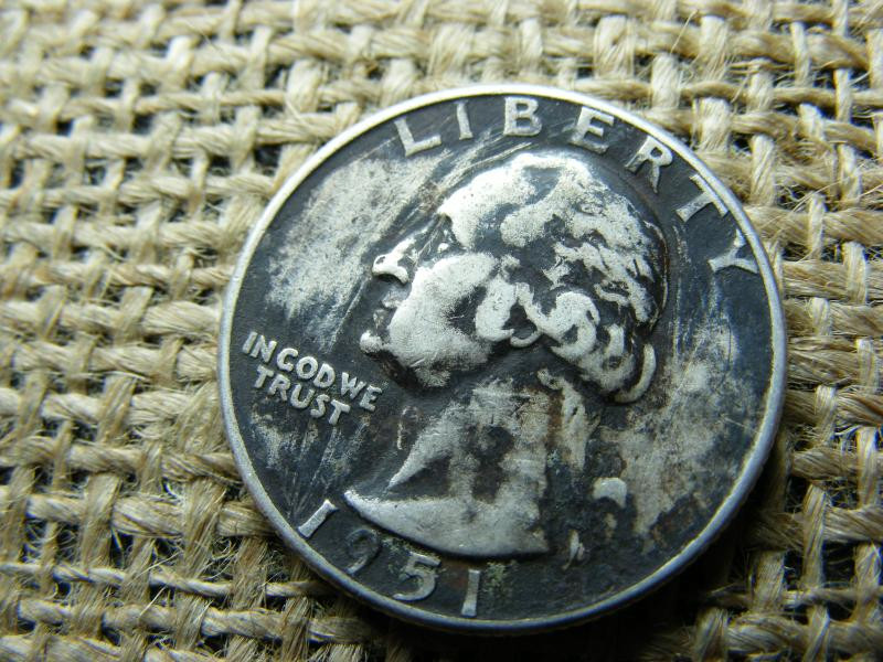 USA 1/4 dollár, 1951, ezüst