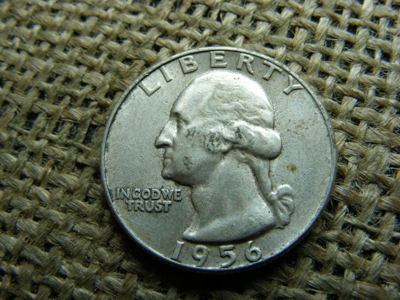 USA 1/4 dollár, 1956, ezüst quarter dollar