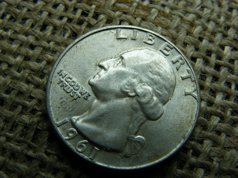 USA 1/4 dollár, 1961 D, Washington Quarter