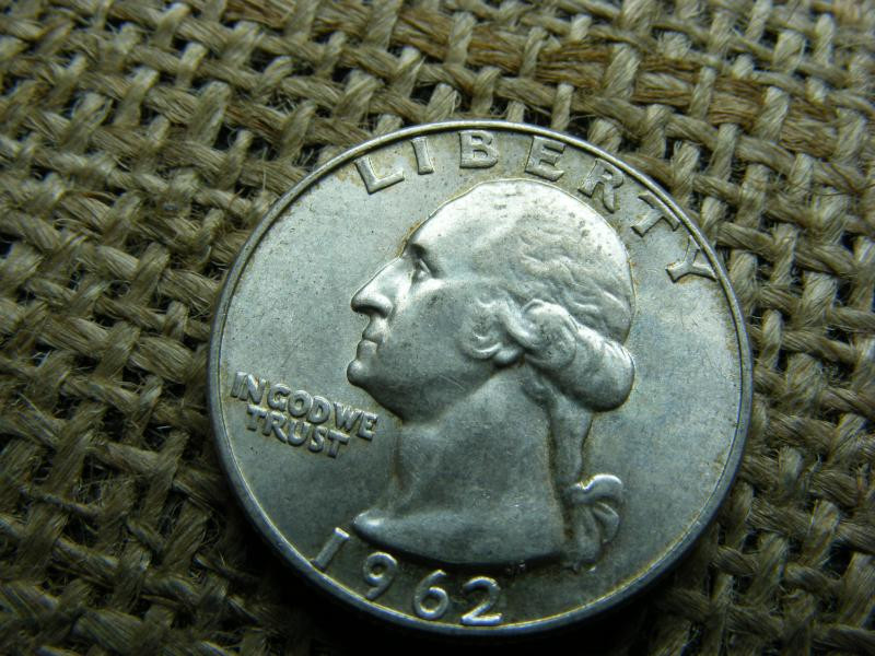 USA 1/4 dollár, 1962 D, Washington Quarter