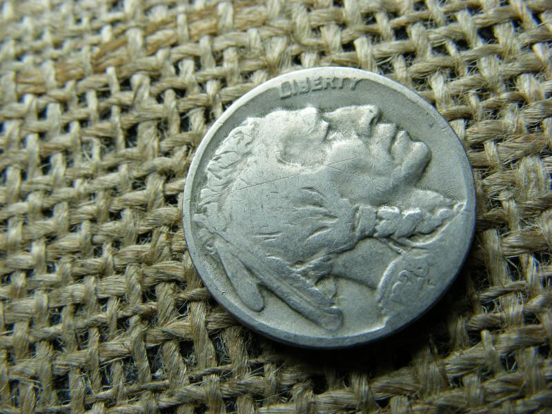 USA 5 centes érme, 1928, Buffalo