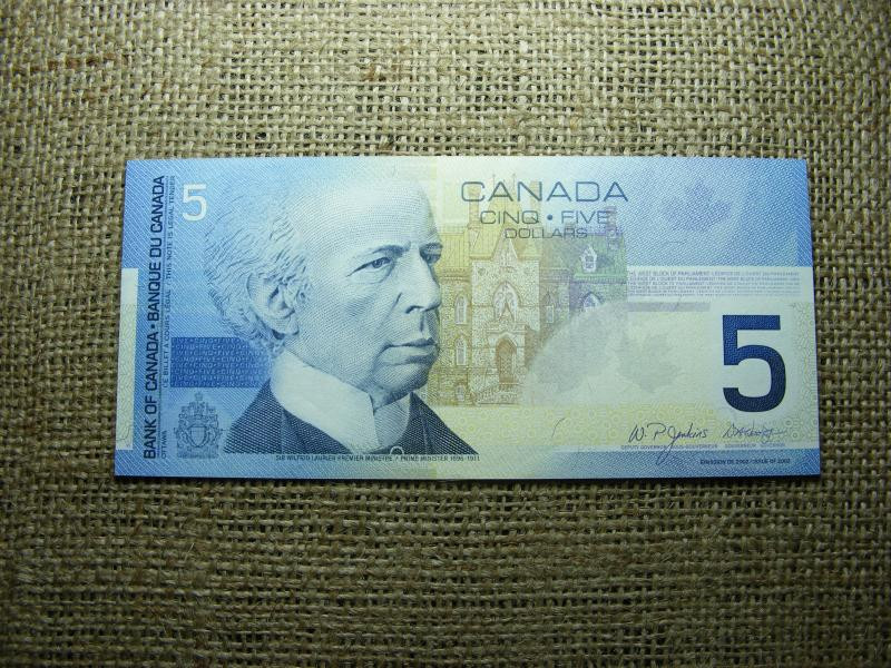 Kanada 5 dollár, 2002, aUNC