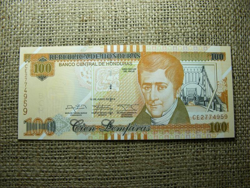 Honduras, 100 lempiras, 2014, UNC, (A1)