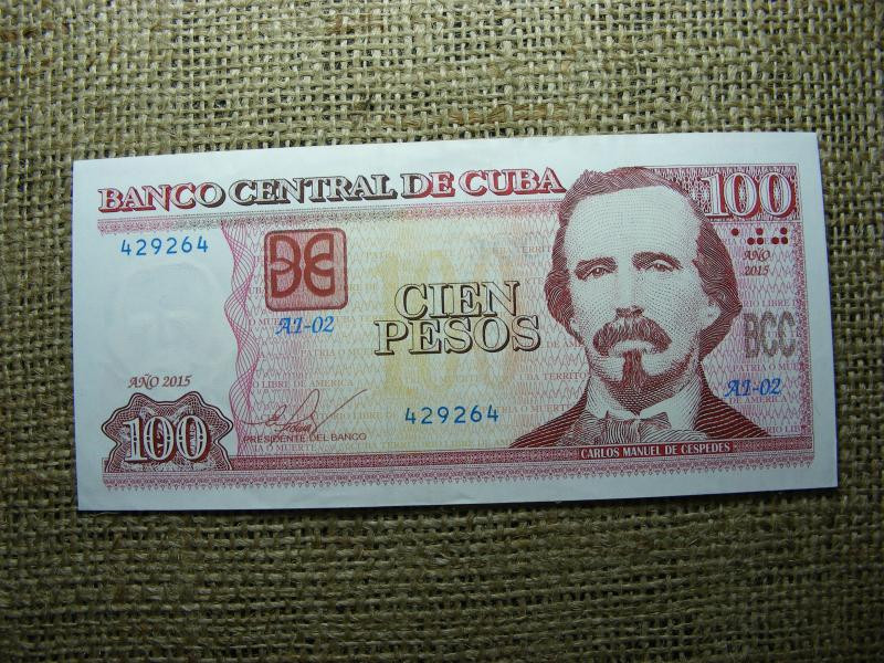 Kuba 100 peso bankjegy, 2015, EF állapot